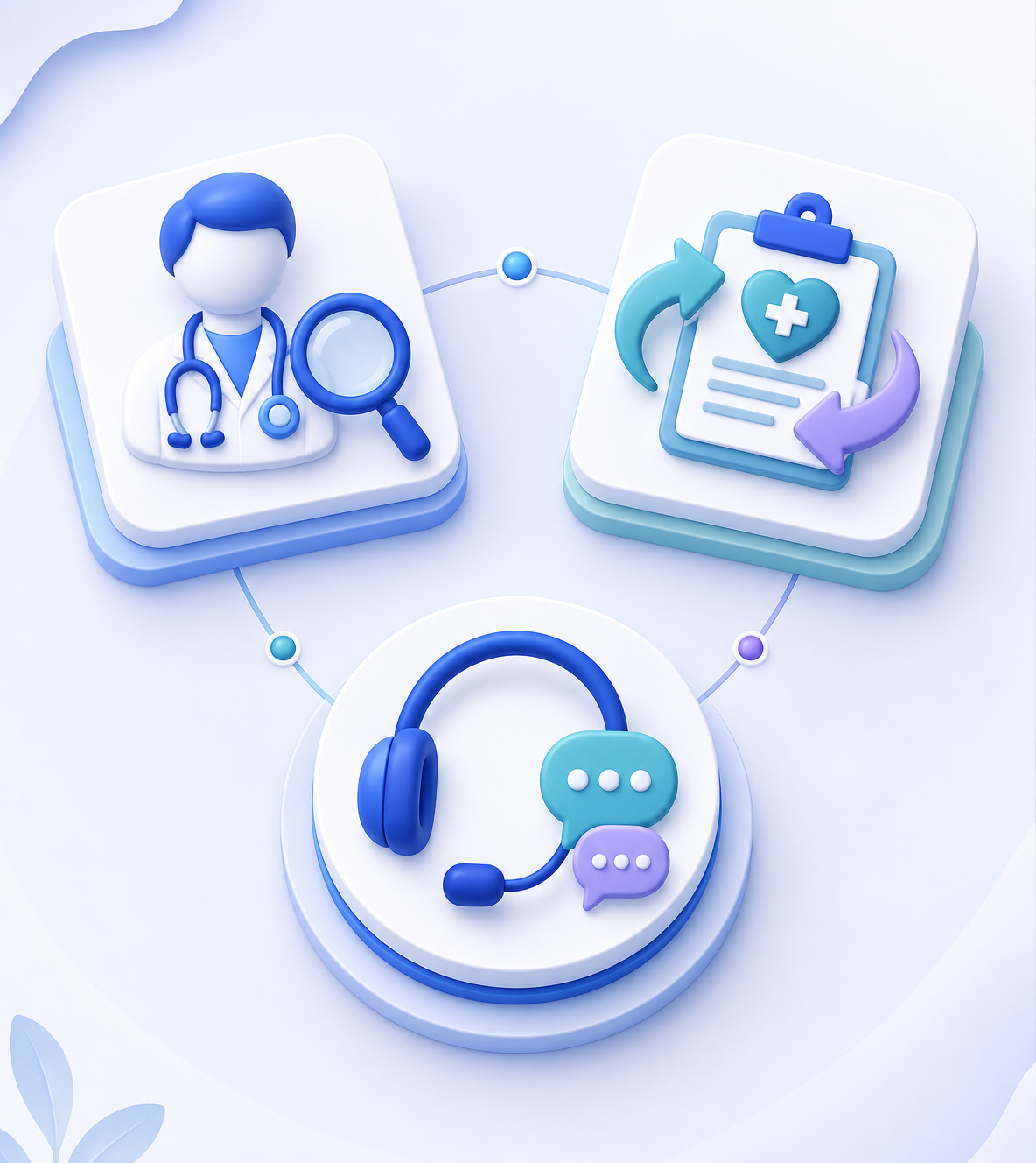 Health and benefits concept blocks with an umbrella icon.